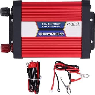 1000W Car Inverter Modified Sine Wave 12V/24V to 110V/220V for Truck/RV(24V to 110V) with USB