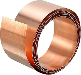 Copper Sheet Roll, Metal Foil Plate 1000mm x 25mm x 0.05mm