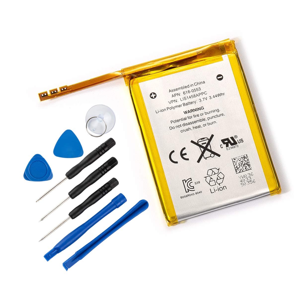 Tanaka Replacement Battery Compatible iPod Touch 4 4th Generation with Installation Tools 930mAh 3.7V 3.44Whr
