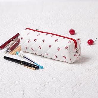 SURBEAV Pencil Case Pen Case Office College School Storage Bag Pouch Holder Box Organizer Makeup Pouch Cosmetic Bag Aesthetic Cute Pencil Case for Girls Boys Kids (ZD)