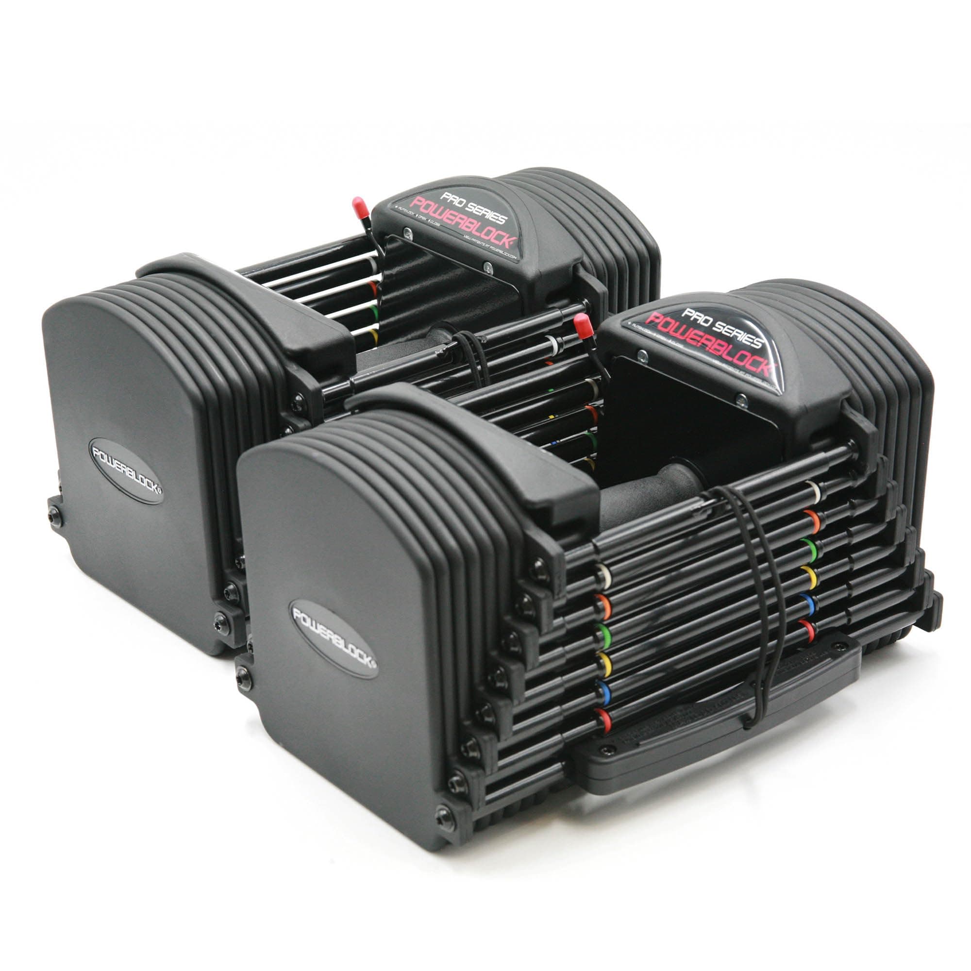 Pro 50 Adjustable Dumbbells, Sold in Pairs, 5-50 lb. Dumbbells, Durable Steel Build, Innovative Workout Equipment, All-in-One Dumbbells