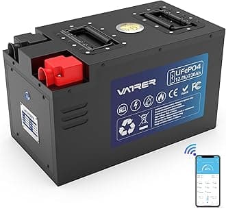 12.8V 230Ah Low/High Temp Cutoff LiFePO4 Lithium RV Battery with Bluetooth APP Monitoring, Built-in 200A BMS, Max 2.56kW Load Power, 2944Wh Energy, Lithium Battery, Perfect for RV, Off Grid