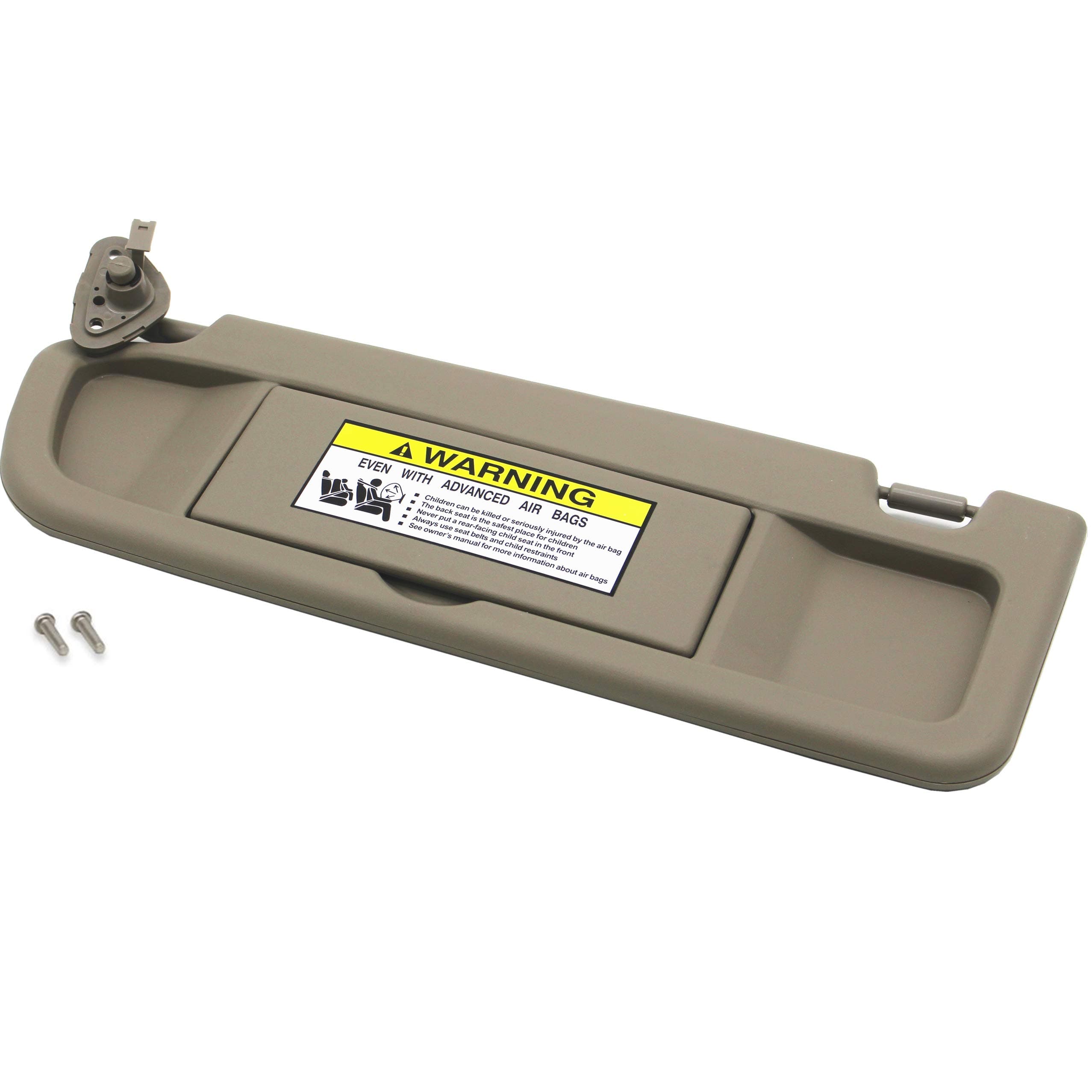 Ezzy Auto Tan Left Driver Side Sun Visor for Honda Civic 2006 2007 2008 2009 2010 2011 EX LX Sedan SI Coupe 83280-SNA-A01ZA