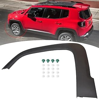 Dark Gray Wheel Arch Trim Flares Front Left Replacement for 2015-2023 5XB65LXHAA 6TB75LXHAA CH1290113