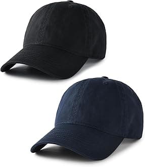 FURTALK Womens Men's Baseball Cap 100% Washed Cotton Soft Cap Adjustable Unisex Unstructured Baseball Hats