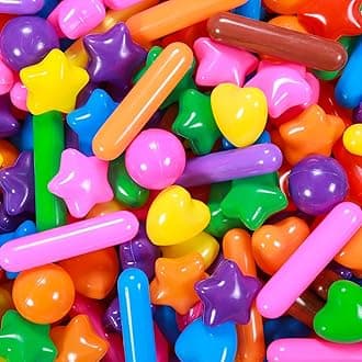 STARBOLO Ball Pit Balls for Kids- Colorful Bar, Ball Pit Balls Crush Proof Plastic Toy Balls for Toddler Ball Pit, Ball Pit Play Tent, Baby Pool Water Toys, Kiddie Pool, Party Decoration, Photo Props