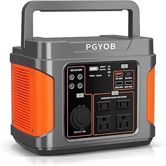 300W Portable Power Station, 296Wh Outdoor Solar Generator Backup Ternary Battery Pure Sine Wave Power Pack with AC/DC Outlet, PD USB-C Outlet for Home, Camping, RV, Blackout, CPAP