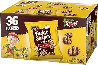 Keebler Fudge Stripes Mini Cookies, 36 ct
