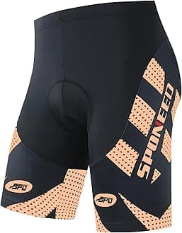 sponeed Men's Cycling Shorts Padded Bicycle Riding Pants Bike Biking Clothes Cycle Wear Tights