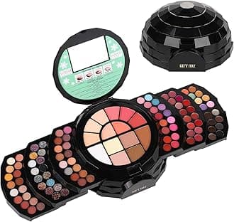 110 Colors Makeup Kit for Women Girl Full Kit Gift Set with Mirror All in One Make up Palette Included Eyeshadow Glitter Lipstick Concealer Eyeliner Eyebrow Highlighter Contour Blusher Compact PowderY