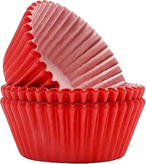 PME Cupcake Cases, Red (60)