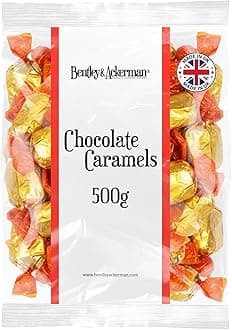 Original Jameson's Chocolate Caramels Coated in Smooth Chocolate – 500 gram Bag (1/2 Kilo) Perfect for Sharing and Gifting. From Bentley & Ackerman Sweet Shop.