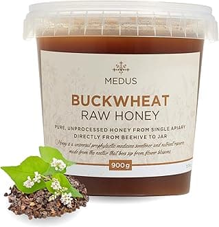 Earthbreath Buckwheat Raw Honey 900g–100% Raw & Natural – Sustainably Harvested – Rich in Natural Goodness – No Artificial Additives