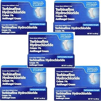 Terbinafine Hydrochloride Cream 1% 1 OZ - Buy Packs and SAVE (Pack of 5)