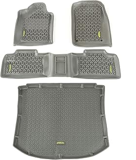 Outland 391498826 Grey Front, Rear and Cargo Floor Liner Kit For Select Jeep Grand Cherokee Models