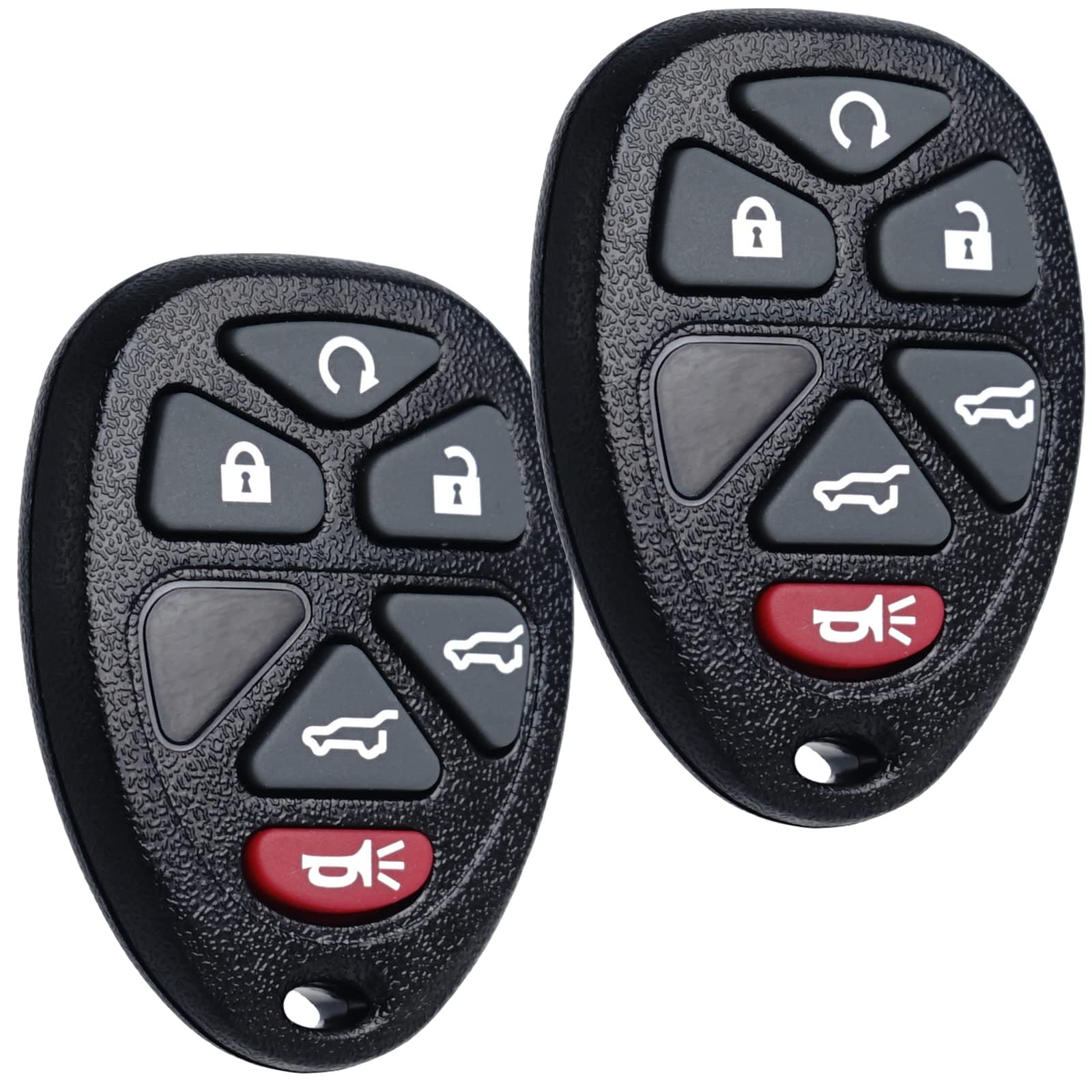 Keyless Entry Remote Start Control Key Fob Replacement Fits for Chevy Tahoe Suburban GMC Yukon XL Denali 1500 2500 Cadillac Escalade ESV/EXT 2007 2008 2009 2010 2011 2012 2013 2014 22951510