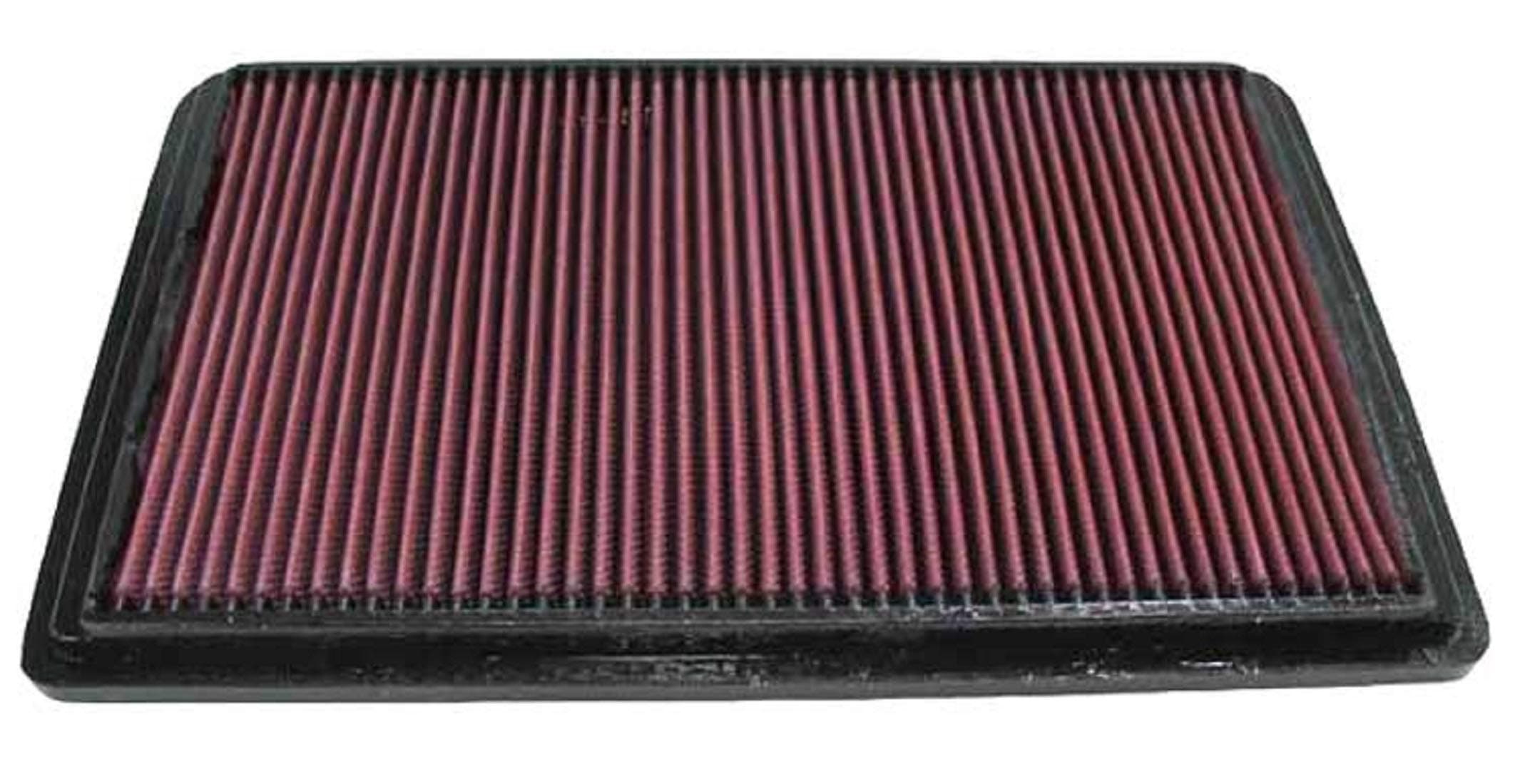 Engine Air Filter: Increase Power & Acceleration, Washable, Premium, Replacement Car Air Filter: Compatible with 2008-2017 MITSUBISHI (Pajero, Pajero IV, Pajero Classic, Shogun, Montero), 33-2164