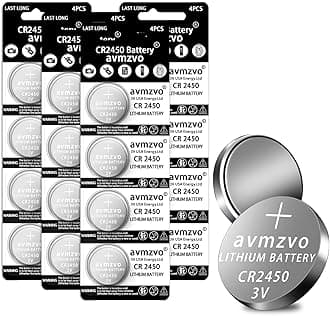 CR2450 button cell 3 V lithium button cell batteries CR 2450 batteries pack of 16