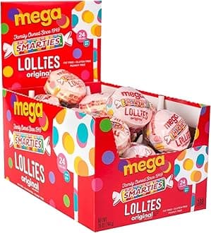 Smarties Mega Double Lollies (24 Ct)