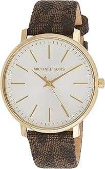 Michael KorsWomen's Pyper Three-Hand, Gold-Tone Stainless Steel Watch, MK2857