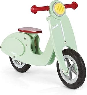 Janod Scooter Mint Balance Bike Ride On, Mint