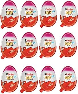 Kinder Joy Pink, Pack Of 12 - Cocoa, 0.529 Pounds
