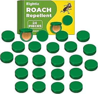 Eightiz Natural Cockroach Killer for Kitchens, Bathrooms, and Cabinets, Cockroach Killer Gel, Roach Repellent for Cockroach, for Indoor Cockroach Control, Insect Control (Pack of 24)