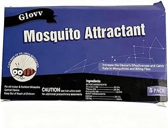 10 Pack Mosquito Bait Refillable Mosquito Bait Octenol Lure for Bug Zapper & Flight Trap Compatible with All Flying Insect Mosquito Traps