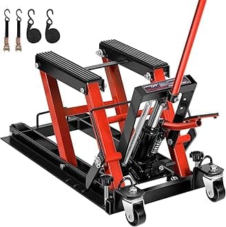 Steel Hydraulic Motorcycle ATV Lift Jack Hoist Stand 1500 lbs