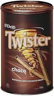 Delfi Twister Choco Wafer Rolls- (Net Quantity 320g)