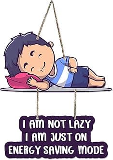 Artvibes Funny Quotes Wooden Wall Hanging with Quote for Home Decor | Office | Gifts | Living Room | Bedroom | Wooden Decorative Items | Modern Decoration | Artworks Wall Hangings (WH_5731N)