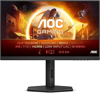AOC Computer Monitor 60.5 Cm (23.8") 1920 X 1080 Pixels, W128896506 ((23.8) 1920 X 1080 Pixels Full Hd LCD Black)