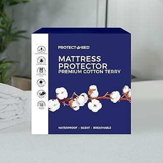 Protect-A-Bed, Premium Cotton-Terry Mattress Protector, Waterproof, 5-sided, King