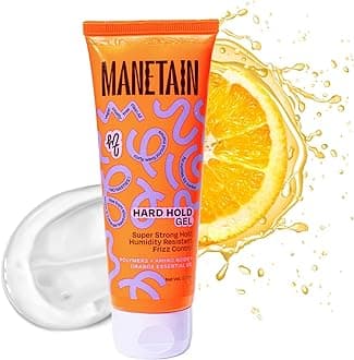 Manetain Hard Hold Curl Gel 100ml for Curly Hair & Wavy Hair | Strong Hold Curly Hair Gel for Women | Frizz Control, Long‑Lasting Definition & Shine | Humidity‑Resistant, Vegan, Silicone‑Free