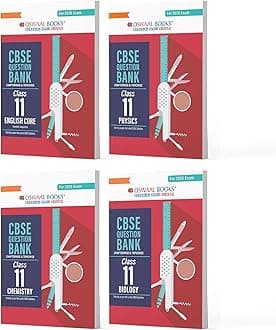 Oswaal CBSE Question Bank Class 11 Set of 4 Books | English Core | Physics | Chemistry | Biology | Chapterwise & Topicwise Solved Papers | For 2026 Exams Product Bundle – February 21, 2025