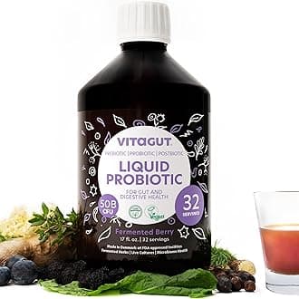 Liquid Probiotic, Prebiotics & Postbiotics 3-in-1 Organic, Live Probiotics for Women & Men - Probiotics for Digestive Health, 50 Billion CFU, 19 Fermented Herbs, Vegan Probiotic for Gut Health