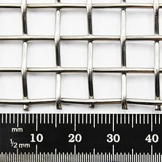 Heavy Duty 6mm Wire Mesh Stainless Steel Mesh 304 Stainless Steel Woven Wire Mesh | 3 LPI x 1.6mm Wire (A2 Sheet 420 x 594mm)