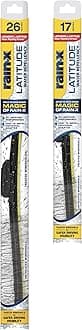 Rain-X 810195 Repellency Water Repellent Wiper Blades, 26" & 17" Windshield Wipers, All Weather Streak-Free for Enhanced Visibility w/ Water Repellency Formula