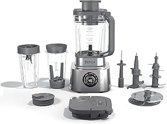 Ninja Foodi Power Blender 4-in-1, PowerMix, Mix, Crush & Blend, 2.1L, 1200W, Silver, CB400ME, 2 Years Warranty