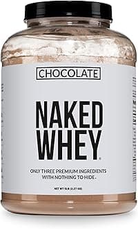 Whey Protein Supplement Powder, Chocolate, NSF Certified, GMO Free, Soy Free, Gluten Free Aid Muscle Growth and Recovery 60 Servings, 5 Ib