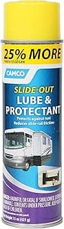 Camco Slide Out Lube - for Metal Parts, Rollers, Door Hinges and Brake Parts - for RVs, Boats, Cars and More - 15 oz (41105)
