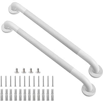 White Anti-Slip grab bars