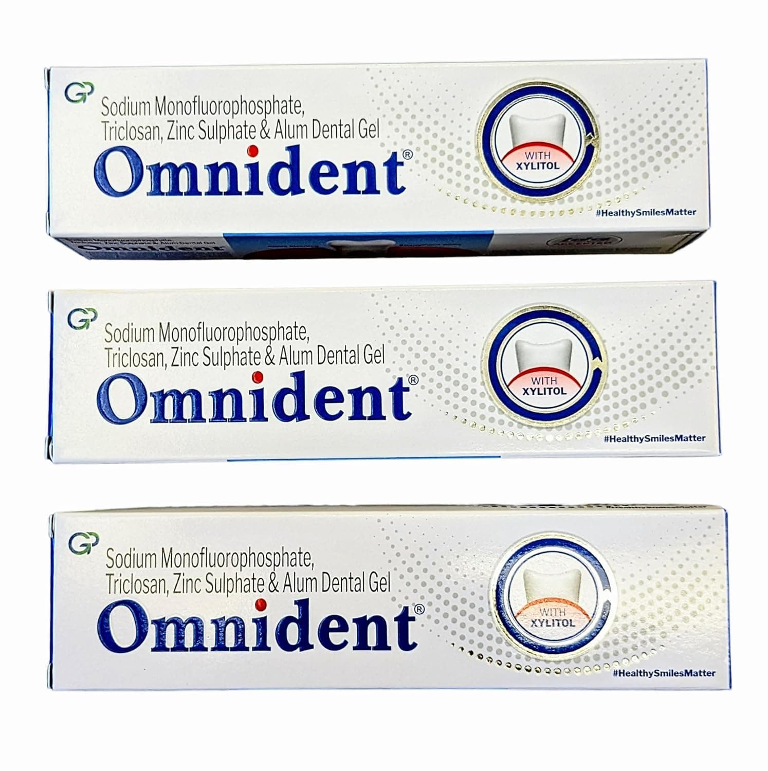 Omnident Plaque Removal Toothpaste Paste Fresh 3 Pack
