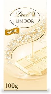 LINDOR White Chocolate Bar - 100 G - The Perfect Treat - Chocolate With A Smooth Melting Filling