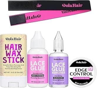 Dolahair Lace Wig Glue Kit - Waterproof Lace Front Glue for Wigs & Hair Replacement