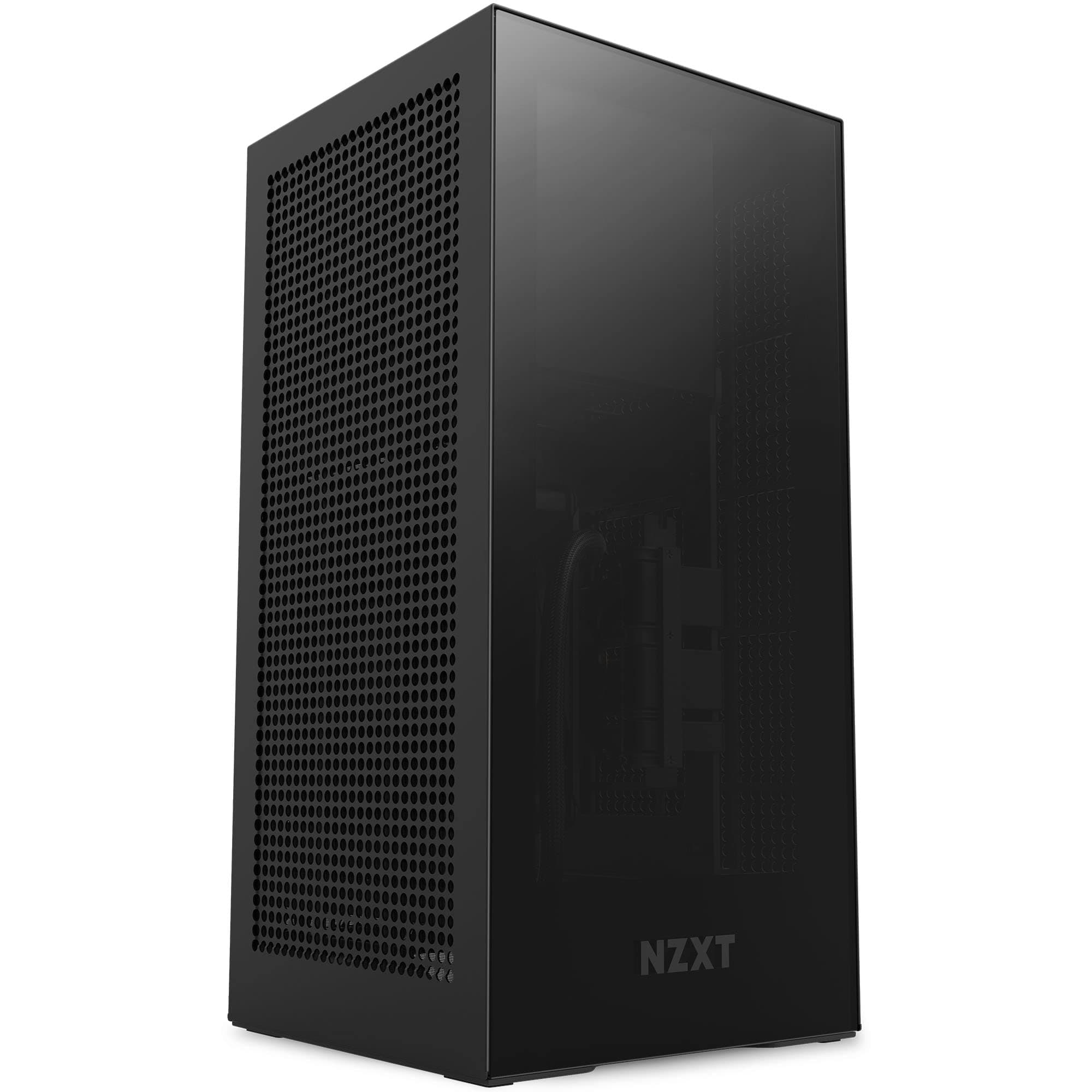 NZXT CS-H1BB-JP CS8336 H1 Version2 PC Case, Compact, Black, Power Supply, Simple Water Cooling Included