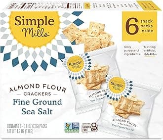 Simple Mills ALMOND FLOUR CRACKERS 20OZ (1.25LB)