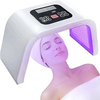Led-Face-Tool，LED Light Therapy Facial Mask，7 in 1 Beauty Equipment for Skin Care at Home