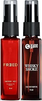 Beardo Whisky Smoke & Freed Smokin' Hot Perfume Set for Men & Women | Long Lasting Fragrance | Date Night Perfume | Pack of 2 Eau de Parfum (8ml Each)