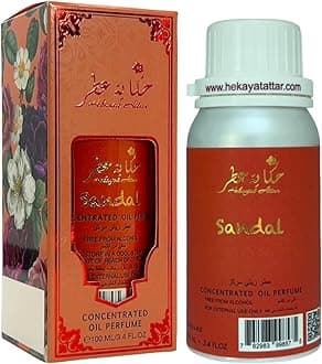 SANDAL 100 ML CONCENTRATED PERFUME OIL by Hekayat Attar